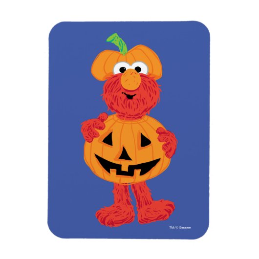 Elmo | Schattig als een pompoen Magneet (Verticaal)