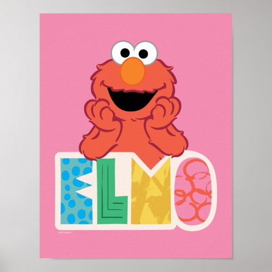 Elmo Schattig & Leuk Poster (Voorkant)