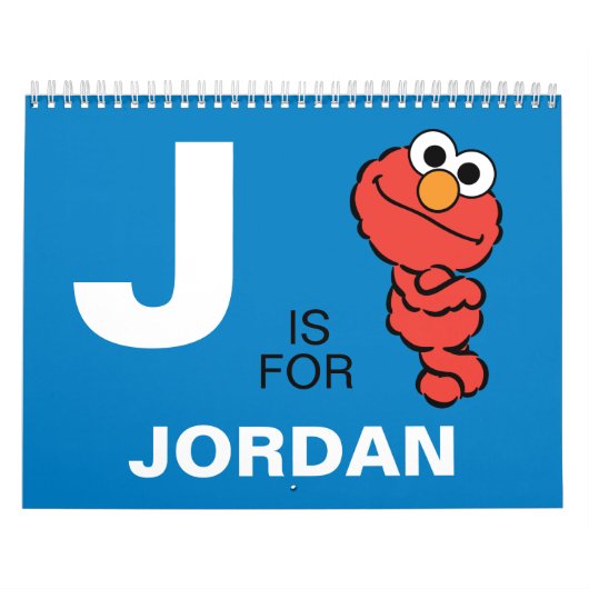 Elmo Sesame Street | Jouw naam agenda toevoegen Kalender (Hoes)
