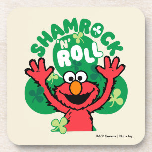 Elmo   Shamrock 'n' Roll Bier Onderzetter