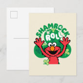 Elmo | Shamrock 'n' Roll Briefkaart (Voorkant / Achterkant)