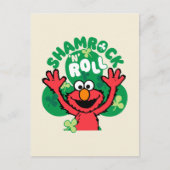 Elmo | Shamrock 'n' Roll Briefkaart (Voorkant)