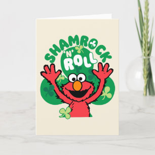Elmo   Shamrock 'n' Roll Feestdagen Kaart