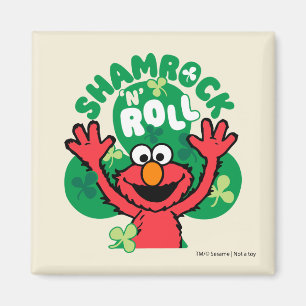 Elmo   Shamrock 'n' Roll Magneet