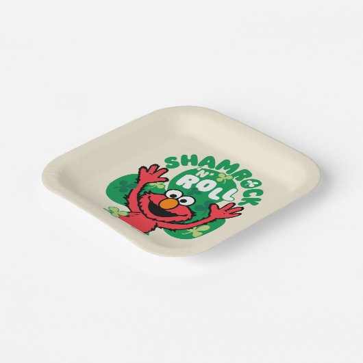 Elmo | Shamrock 'n' Roll Papieren Bordje (Gebogen)