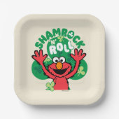 Elmo | Shamrock 'n' Roll Papieren Bordje (Voorkant)