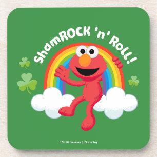 Elmo   Shamrock 'n' Roll Rainbow Bier Onderzetter