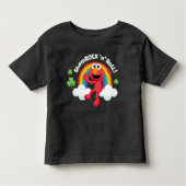 Elmo | Shamrock 'n' Roll Rainbow Kinder Shirts (Voorkant)