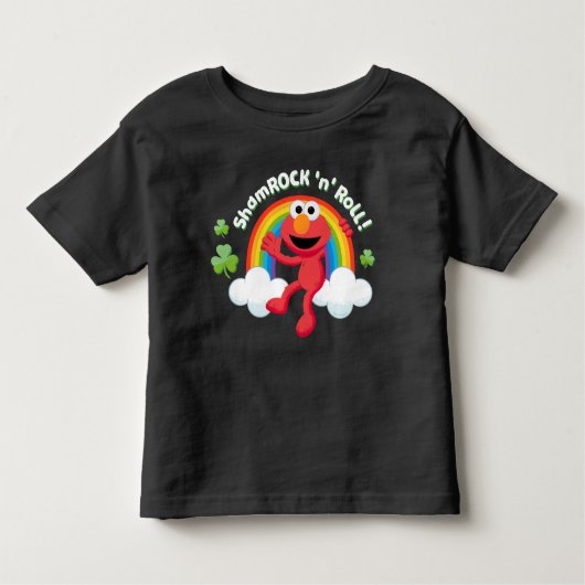 Elmo | Shamrock 'n' Roll Rainbow Kinder Shirts (Voorkant)