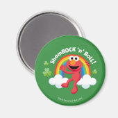 Elmo | Shamrock 'n' Roll Rainbow Magneet (Voorkant / Achterkant)