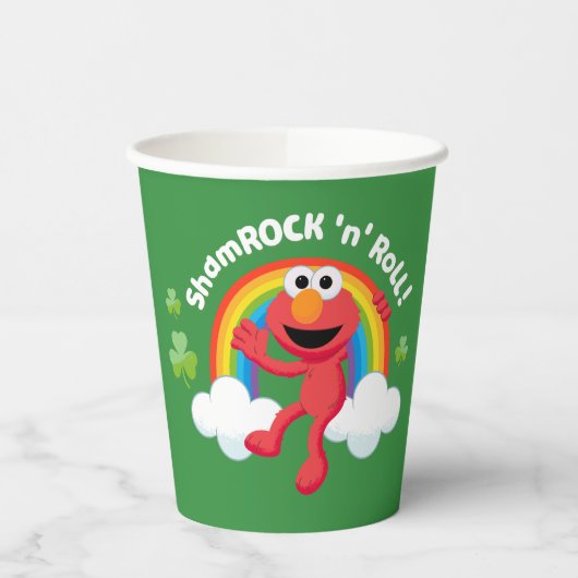 Elmo | Shamrock 'n' Roll Rainbow Papieren Bekers (Links)