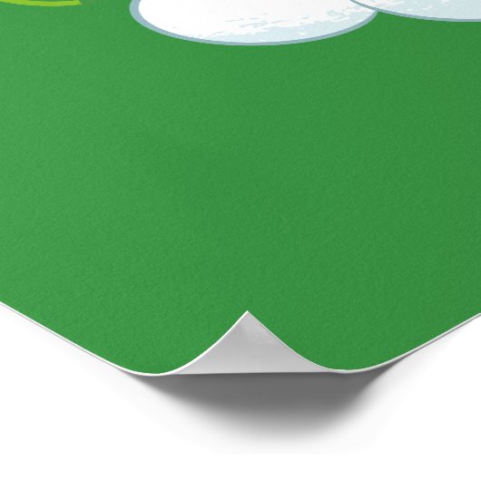 Elmo | Shamrock 'n' Roll Rainbow Poster (Hoek)