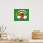 Elmo | Shamrock 'n' Roll Rainbow Poster (Keuken)