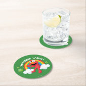 Elmo | Shamrock 'n' Roll Rainbow Ronde Kartonnen Onderzetter (Insitu)
