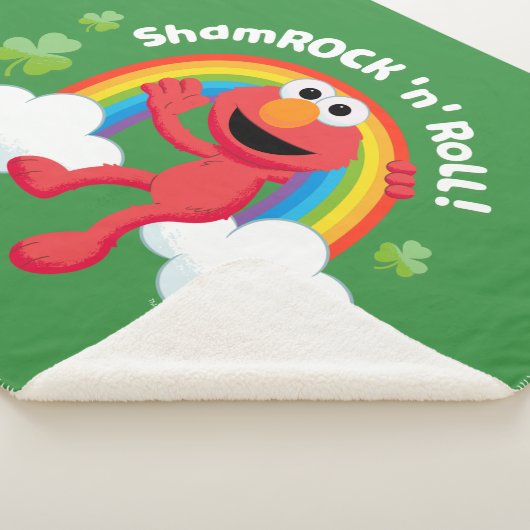 Elmo | Shamrock 'n' Roll Rainbow Sherpa Deken (3/4)