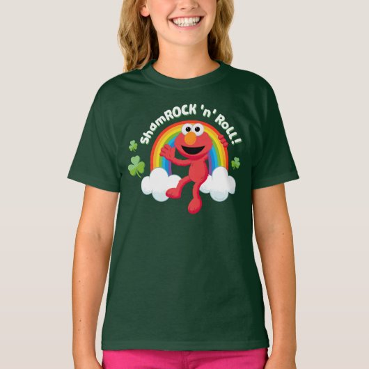 Elmo | Shamrock 'n' Roll Rainbow T-shirt (Voorkant)