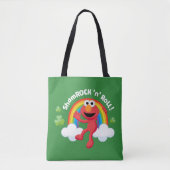 Elmo | Shamrock 'n' Roll Rainbow Tote Bag (Voorkant)