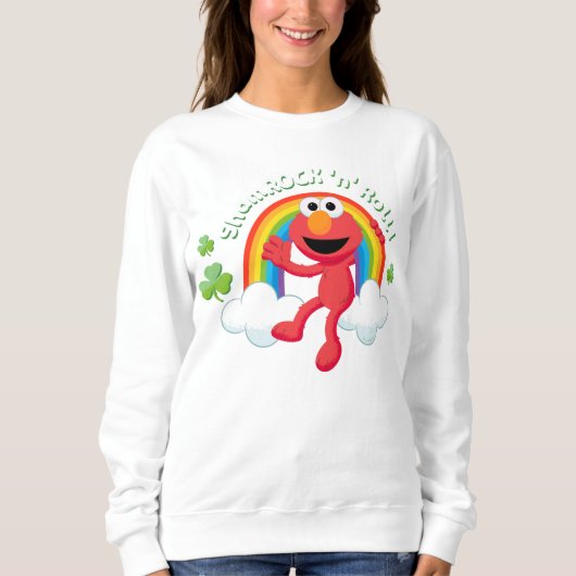 Elmo | Shamrock 'n' Roll Rainbow Trui (Voorkant)