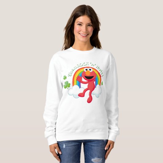 Elmo | Shamrock 'n' Roll Rainbow Trui (Voorkant volledig)