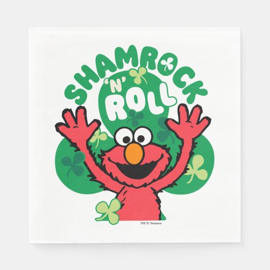 Elmo | Shamrock 'n' Roll Servet (Voorkant)