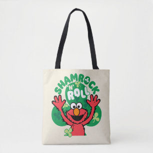 Elmo   Shamrock 'n' Roll Tote Bag