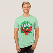 Elmo | Shamrock 'n' Roll Tri-Blend Shirt (Voorkant volledig)