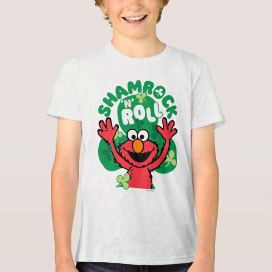Elmo | Shamrock 'n' Roll Tri-Blend Shirt (Voorkant)