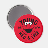 Elmo Skate Logo - Jong, Wild & Vrij 1969 Magneet (Voorkant / Achterkant)