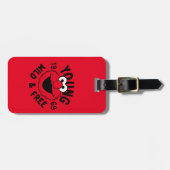 Elmo Skate Logo - Young, Wild & Free 1969 Bagagelabel (Voorkant horizontaal)