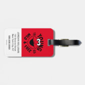 Elmo Skate Logo - Young, Wild & Free 1969 Bagagelabel (Achterkant horizontaal)