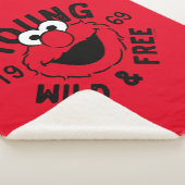 Elmo Skate Logo - Young, Wild & Free 1969 Sherpa Deken (3/4)