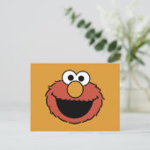 Elmo Smiling Face Briefkaart (Staand voorkant)