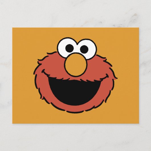 Elmo Smiling Face Briefkaart (Voorkant)