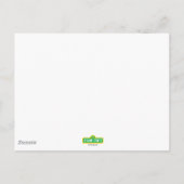 Elmo Smiling Face Briefkaart (Achterkant)