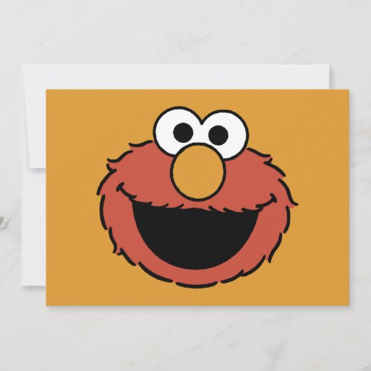 Elmo Smiling Face Kaart (Voorkant)