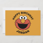 Elmo Smiling Face Kaart (Voorkant)