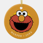 Elmo Smiling Face Keramisch Ornament (Voorkant)