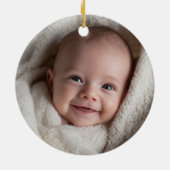 Elmo Smiling Face Keramisch Ornament (Achterkant)