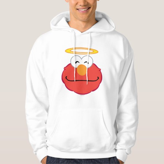 Elmo Smiling Face met Halo Hoodie (Voorkant)