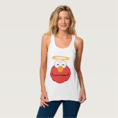 Elmo Smiling Face met Halo Tanktop (Volledige Voorkant)