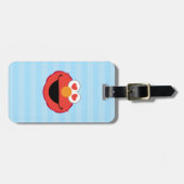 Elmo Smiling Face met Heart-Shaped Eyes Bagagelabel (Voorkant horizontaal)