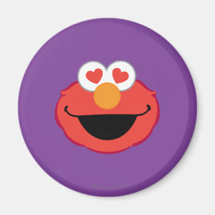 Elmo Smiling Face met Heart-Shaped Eyes Magneet