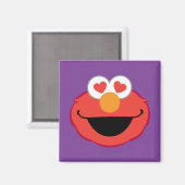 Elmo Smiling Face met Heart-Shaped Eyes Magneet (Voorkant / Achterkant)
