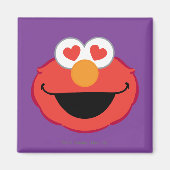 Elmo Smiling Face met Heart-Shaped Eyes Magneet (Voorkant)