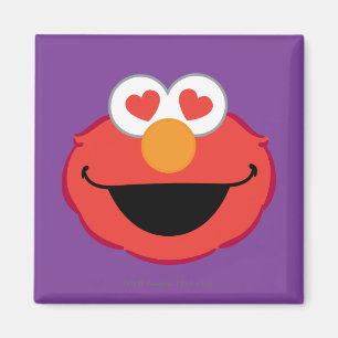 Elmo Smiling Face met Heart-Shaped Eyes Magneet