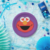 Elmo Smiling Face met Heart-Shaped Eyes Papieren Bordje (Feest)