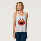 Elmo Smiling Face met Heart-Shaped Eyes Tanktop (Volledige Voorkant)