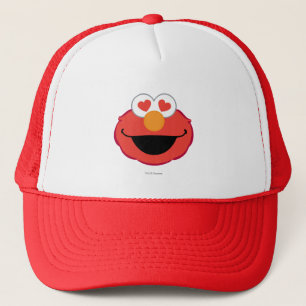 Elmo Smiling Face met Heart-Shaped Eyes Trucker Pet