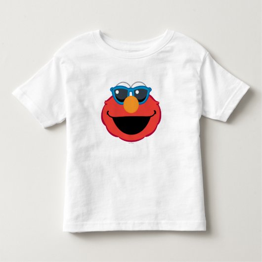 Elmo Smiling Face met zonnebrillen Kinder Shirts (Voorkant)