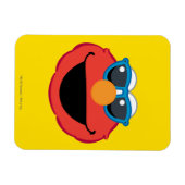 Elmo Smiling Face met zonnebrillen Magneet (Horizontaal)